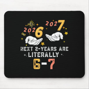 67 Nye 2026 Funny Boys Kids New Years Eve Party 6  Mouse Mat