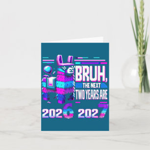 67 Nye 2026 Funny Llama Nata New Years Eve Party 6 Card