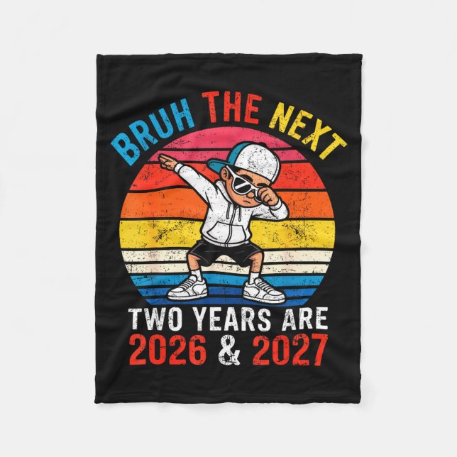 67 Nye 2026 Funny New Year's Eve Party 6 7 Meme Bo Fleece Blanket (Front)
