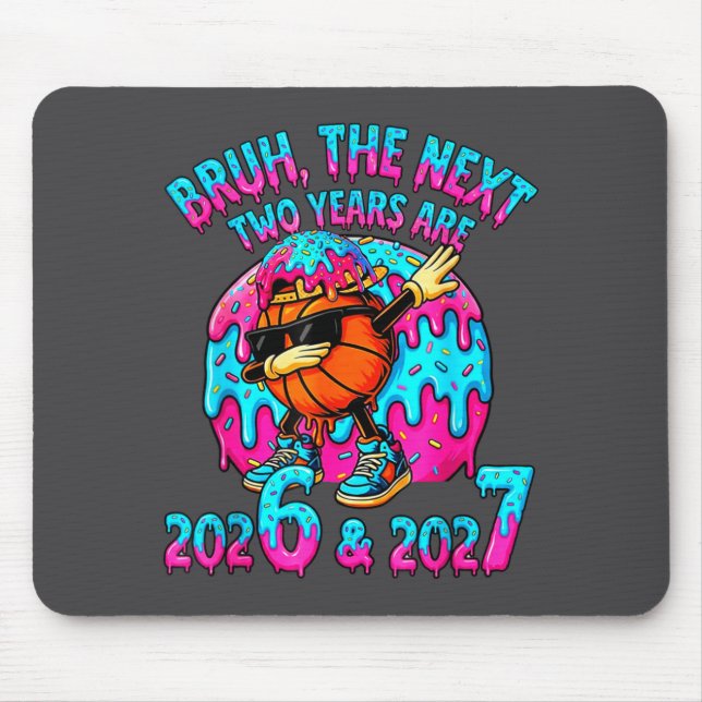 67 Nye 2026 Funny New Year's Eve Party 6 7 Meme Bo Mouse Mat (Front)