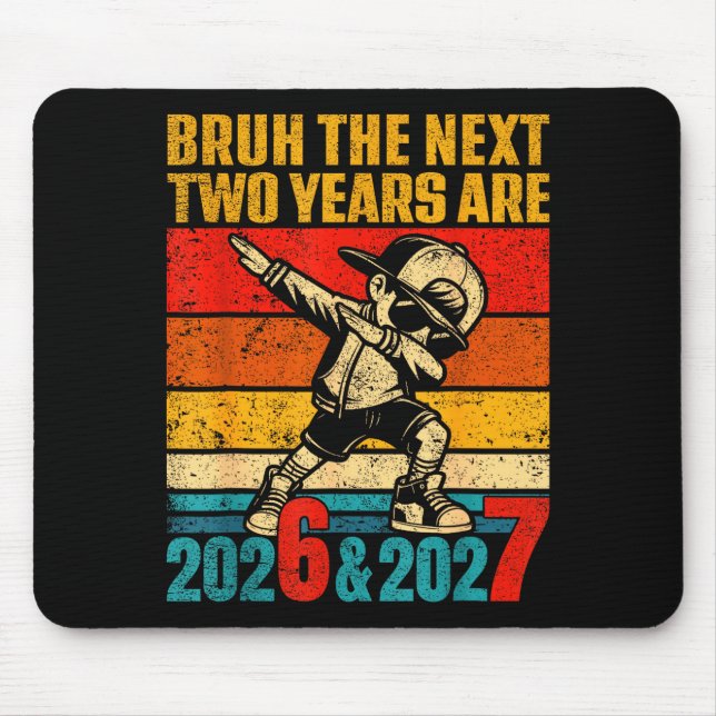 67 Nye 2026 Funny New Year's Eve Party 6 7 Meme Bo Mouse Mat (Front)