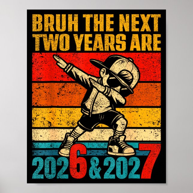 67 Nye 2026 Funny New Year's Eve Party 6 7 Meme Bo Poster (Front)