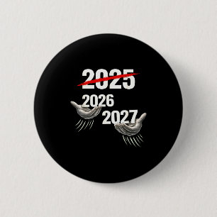 67 Nye 2026 Funny New Years Party Six Seven Meme 6 Cm Round Badge