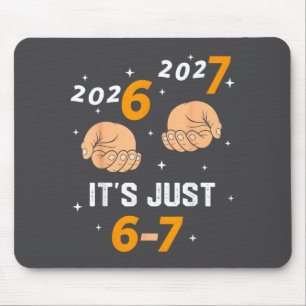 67 Nye 2026 New Years Funny 6 7 Number Six Seven M Mouse Mat