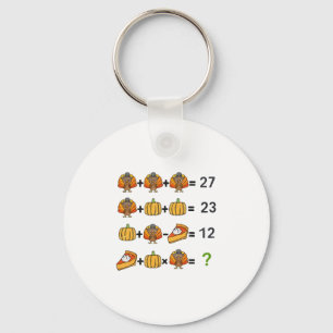 67 Order Operation Math Teacher Thanksgiving Turke Key Ring