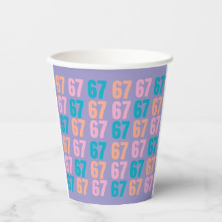 67 Paper Party Cups