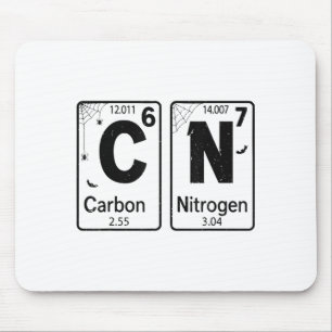 67 Periodic Table Halloween Costume Mad Scientist Mouse Mat