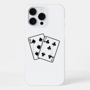 67 Playing Cards Meme Funny Six Seven iPhone 16 Pro Max Case