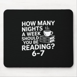 67 Reading Book Lover Funny Six Seven Meme Bookwor Mouse Mat