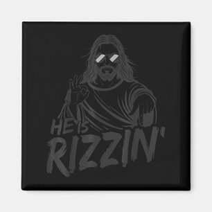 67 Rizzin Jesus for Men Boys Women Kids Youth Magnet