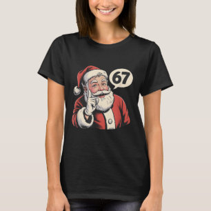 67 Santa Christmas Six Seven Meme T-Shirt