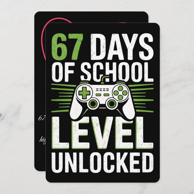 67 School Days, Basketball Mom Journey 2026 Holiday Card (Front/Back)