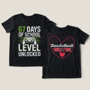 67 School Days, Basketball Mom Journey 2026 Tri-Blend Shirt