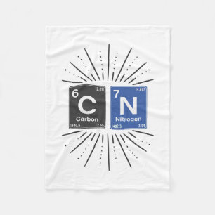 67 Science Meme Humor Chemistry Nerd Periodic Tabl Fleece Blanket