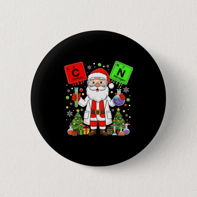 67 Science Teacher Chemistry 67 Periodic Table Chr 6 Cm Round Badge (Front)