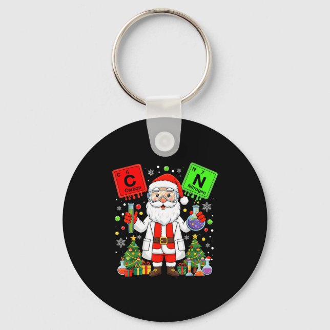 67 Science Teacher Chemistry 67 Periodic Table Chr Key Ring (Front)