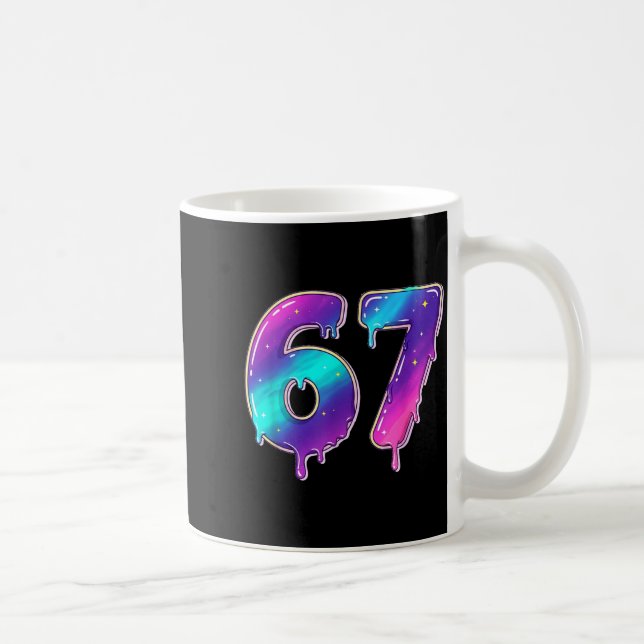 67 Shirt, 67 Meme Baseball Lifestyle 101 Apparel Y Coffee Mug (Right)