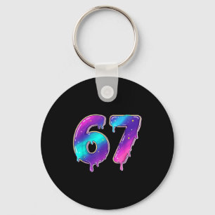 67 Shirt, 67 Meme Baseball Lifestyle 101 Apparel Y Key Ring