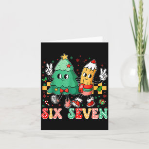 67 Shirt For Teachers 67 Meme Six Seven Christmas Card