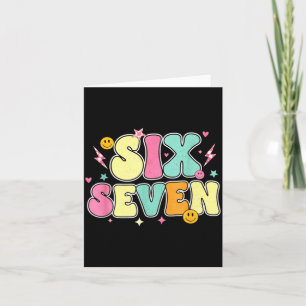 67 Shirt For Teachers 67 Meme Women Teacher Six Se Card