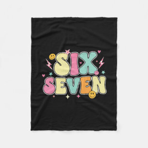 67 Shirt For Teachers 67 Meme Women Teacher Six Se Fleece Blanket