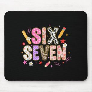 67 Shirt For Teachers 67 Meme Women Teacher Six Se Mouse Mat