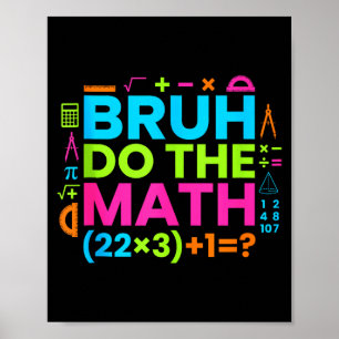 67 Shirt Six Seven Meme 6-7 Boys Kids Girls Bruh D Poster