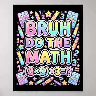 67 Shirt Six Seven Meme 6-7 Boys Kids Girls Bruh D Poster