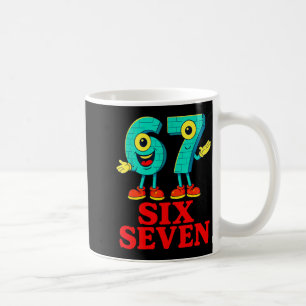 67 Six Seven 6-7 Funny Italian Brainrot Fun Kids G Coffee Mug