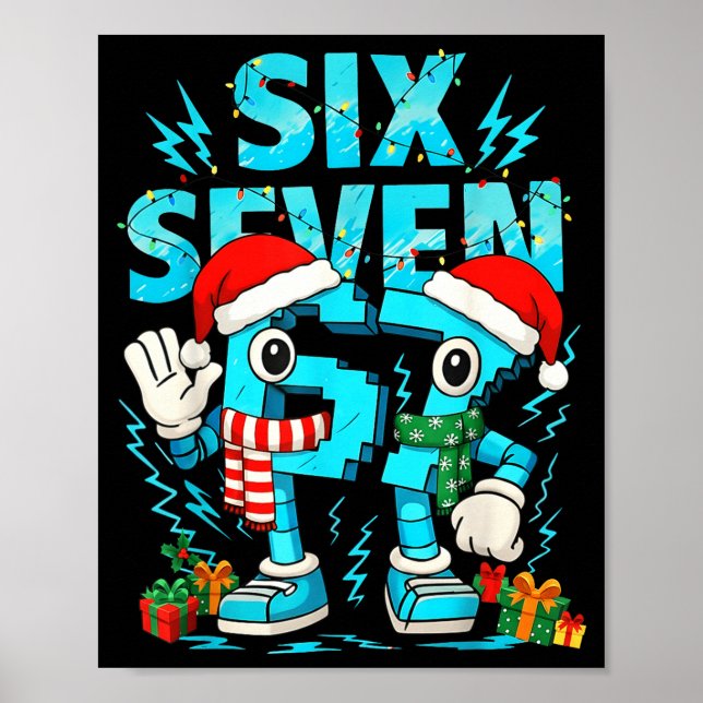 67 Six Seven 6-7 - Funny Italian Brainrot Kids Gam Poster (Front)