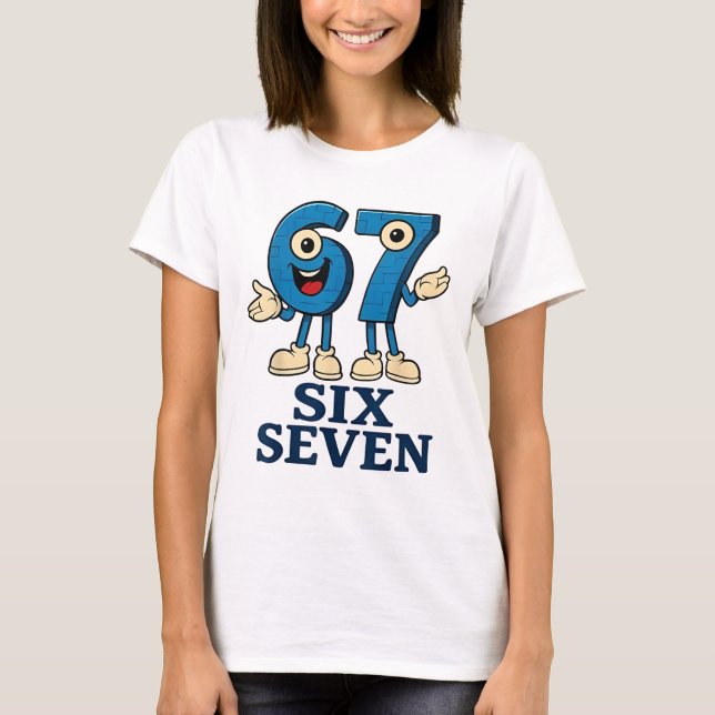67 Six Seven 6-7 - Funny Italian Brainrot Kids Gam T-Shirt (Front)