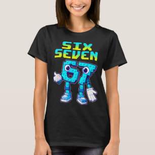 67 Six Seven 6-7 Funny Italian Brainrot Kids Gamin T-Shirt