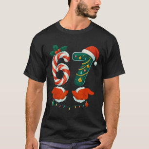 67 Six Seven 6 7 Meme Custome Couple Christmas Mat T-Shirt