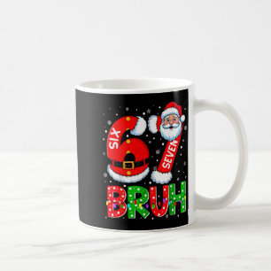 67 Six Seven 6 7 Meme Funny Santa Christmas Shirt  Coffee Mug