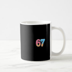 67 Six Seven 6 7 Meme Ice Cream Drip Front And Byc Coffee Mug