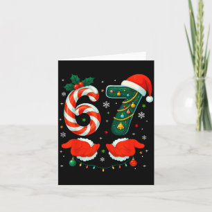 67 Six Seven 6 7 Meme Xmas E Couple Christmas Matc Card