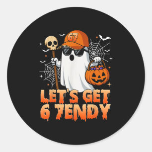 67 Six Seven 6 7endy Let's Get Sendy Meme Hallowee Classic Round Sticker
