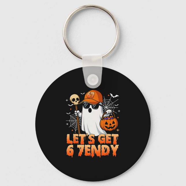 67 Six Seven 6 7endy Let's Get Sendy Meme Hallowee Key Ring (Front)