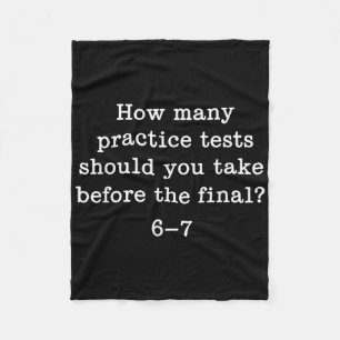 67 Six Seven Brainrot Gen Alpha Funny Report Teach Fleece Blanket