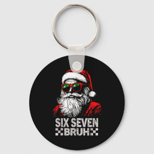 67 Six Seven Burh Funny Christmas 6 7 Meme Men Wom Key Ring