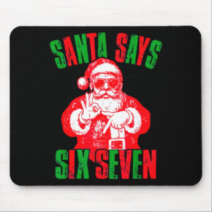 67 Six Seven Burh Funny Christmas 6 7 Meme Men Wom Mouse Mat