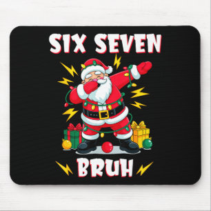 67 Six Seven Burh Funny Christmas 6 7 Meme Men Wom Mouse Mat