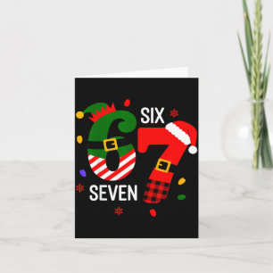 67 Six Seven Christmas Card