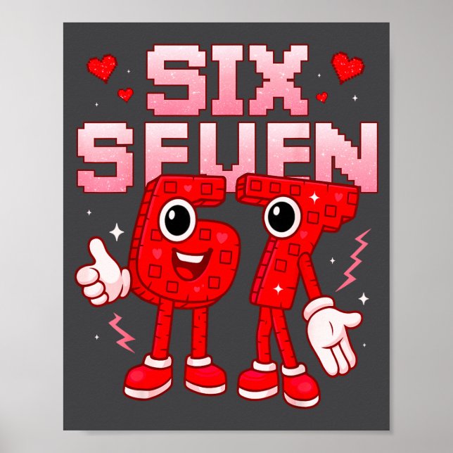 67 Six Seven For Kids Boys Youth Womens Adult Vale Poster (Front)