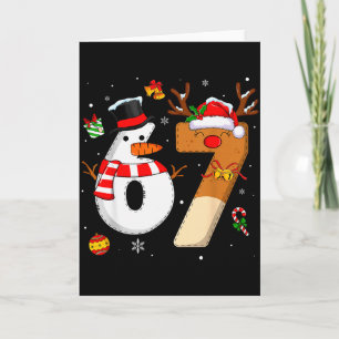 67 Six Seven Funny Christmas Shirts Boys Girls Kid Card
