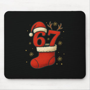 67 Six Seven Funny Gen Alpha Meme Christmas 2025 Mouse Mat