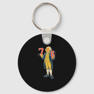 67 Six Seven Funny George Washington Meme  Key Ring