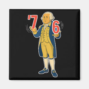 67 Six Seven Funny George Washington Meme  Magnet