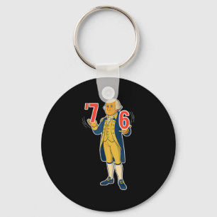 67 Six Seven Funny George Washington Meme T-shirt_ Key Ring