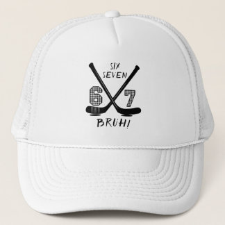 67 Six Seven Funny Meme Brain Rot Meme Trucker Hat